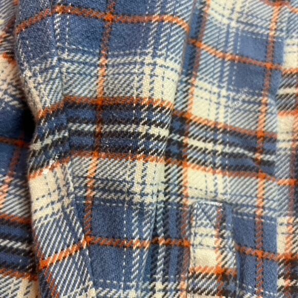 American Eagle Flannel Jacket Mens Shacket Grunge Skater Med 90s Y2K Outdoor - Picture 10 of 11